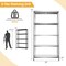 5-Tier Metal Utility Storage Rack for Free Combination
